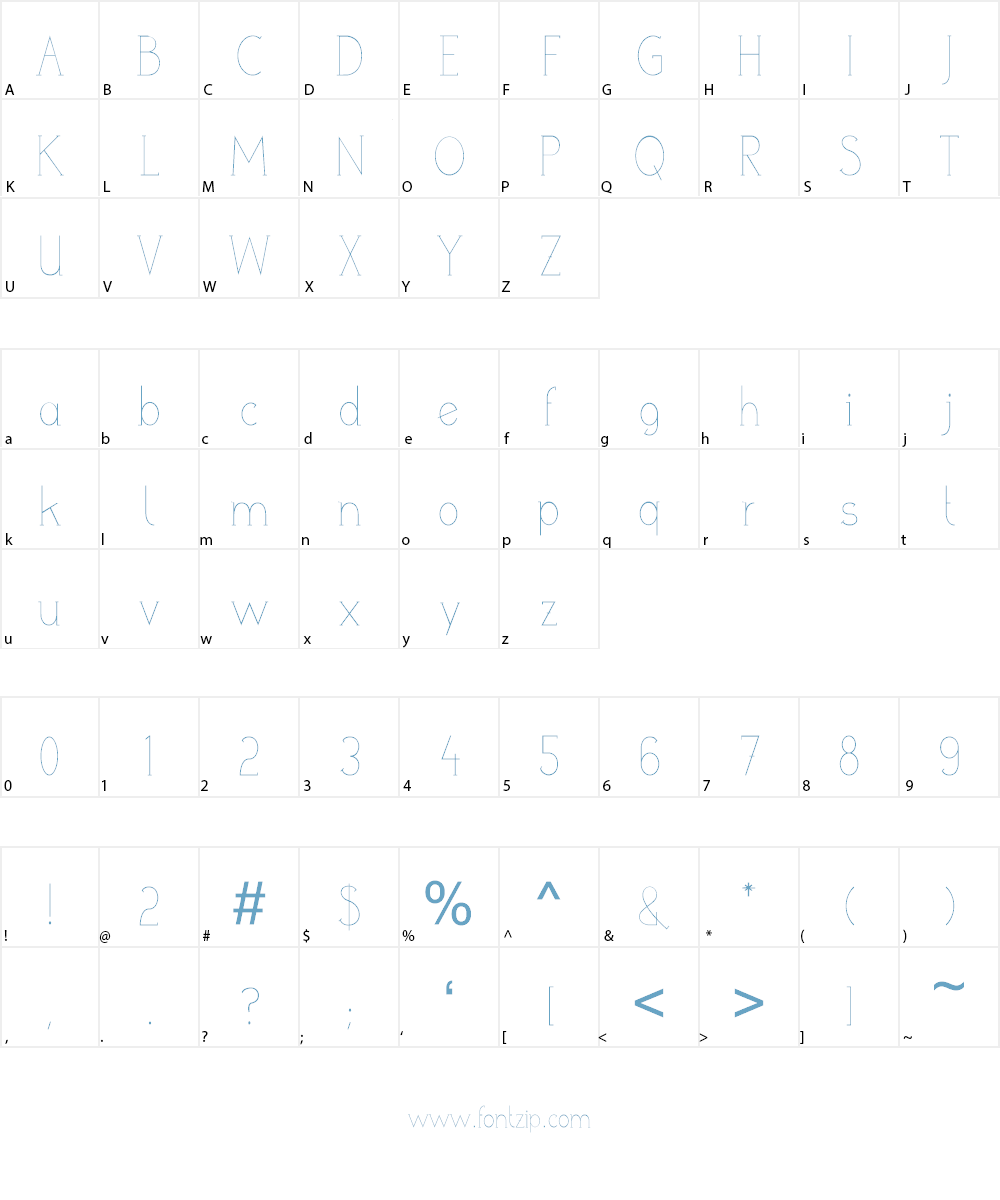 poor weekdays serif Font Character